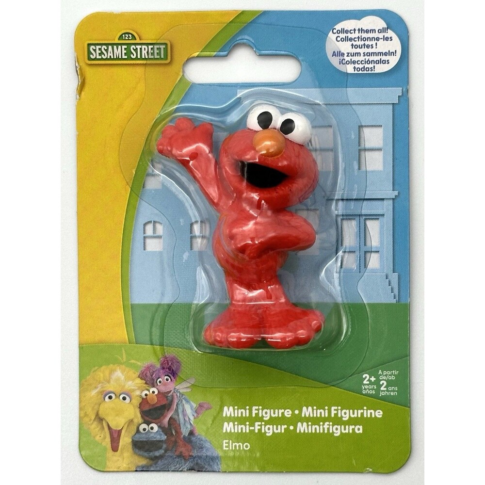 Just Play Sesame Street Elmo 2" Mini Figure Collectable Toy